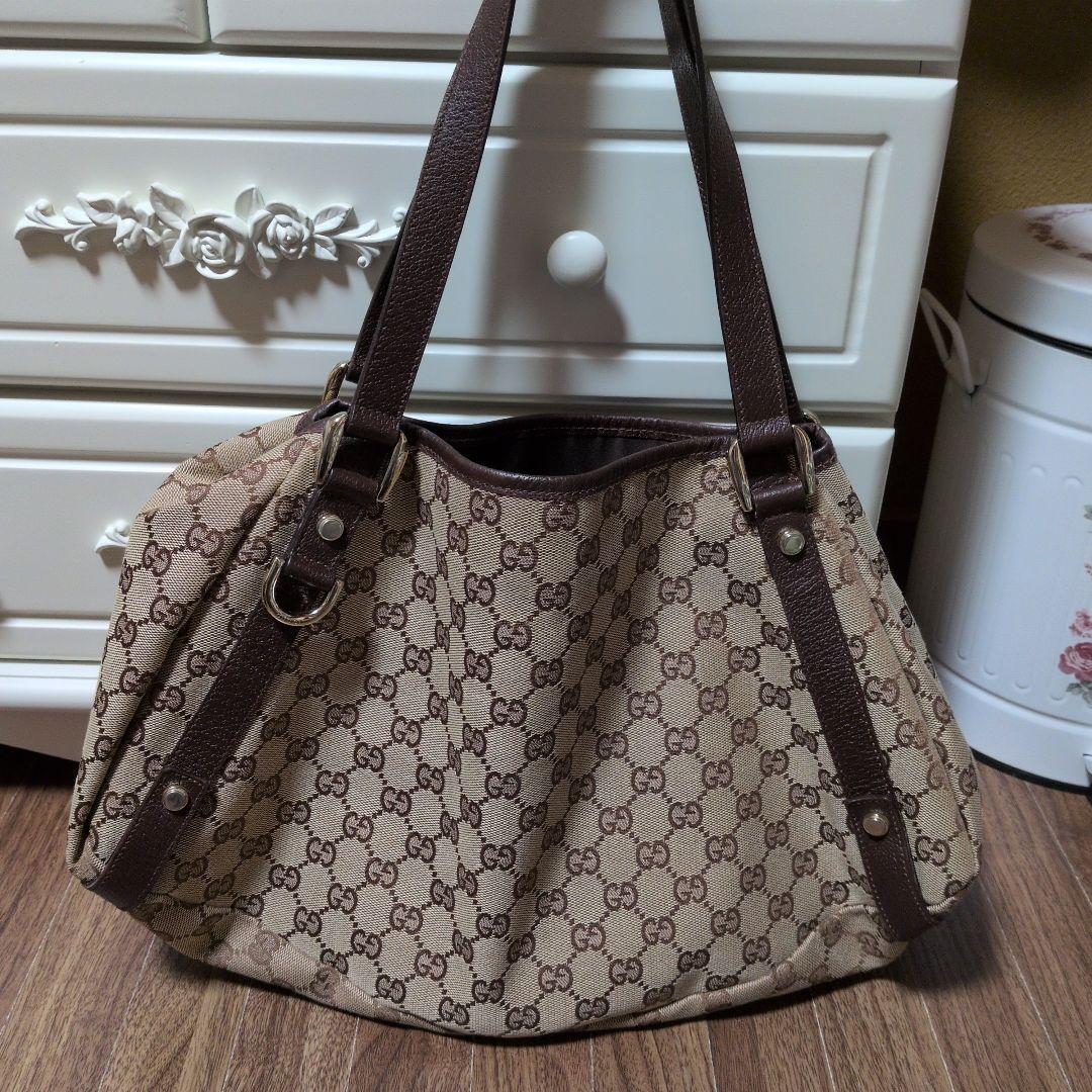 GUCCI GGパターン ショルダーバッグ 中古・古着通販】GUCCI (グッチ) GGパターン ショルダーバッグ