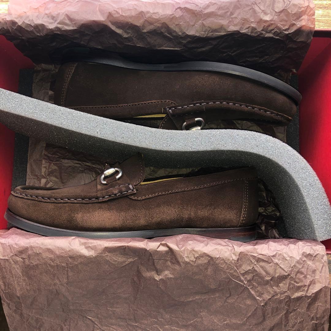 ひでし様専用 CARMINA brown suède bit Loafer - メルカリ