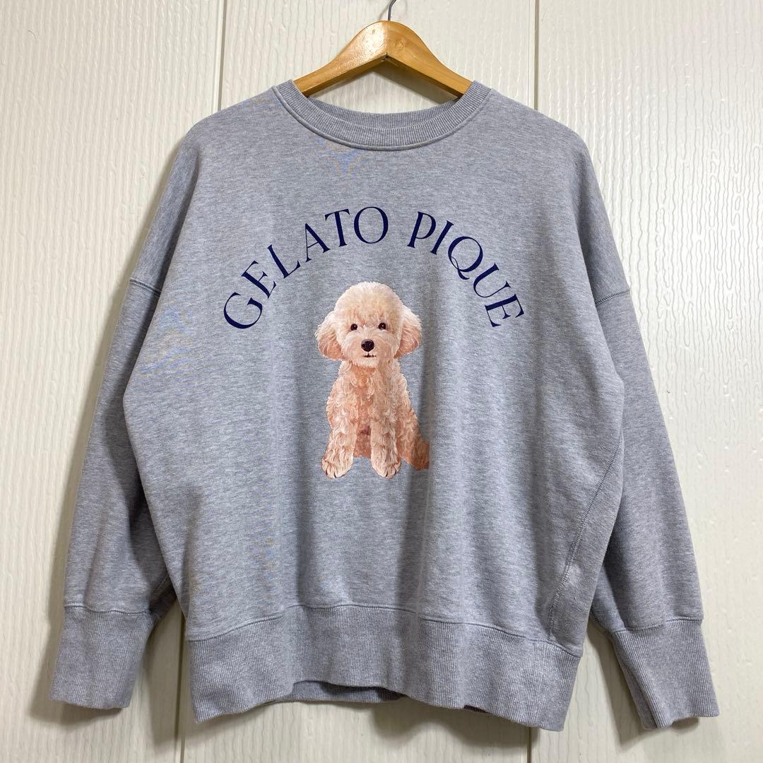 GELATO PIQUE DOG柄ワンポイント裏毛プルオーバー ジェラピケ - メルカリ