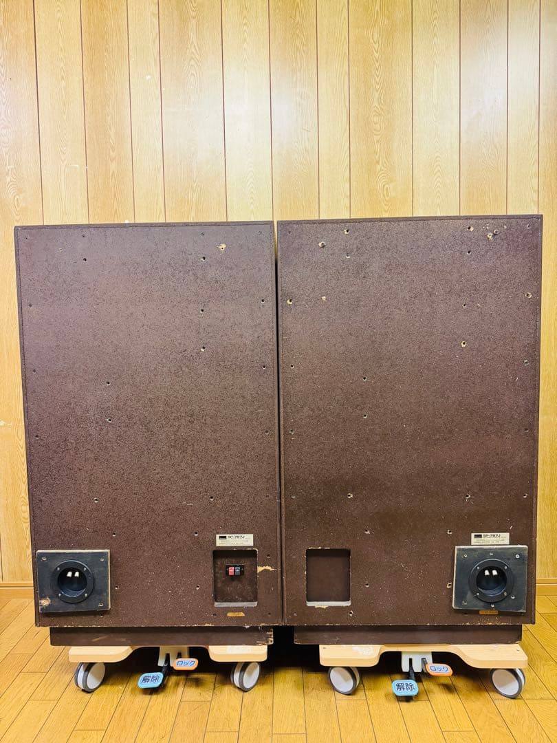 SANSUI SP-707Jスピーカーエンクロージャーペア - メルカリ
