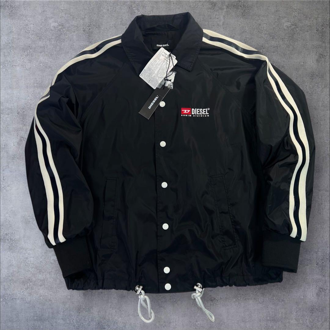 定価2.9万+税 美品 DIESEL コーチジャケット サイズS ブラック 人気