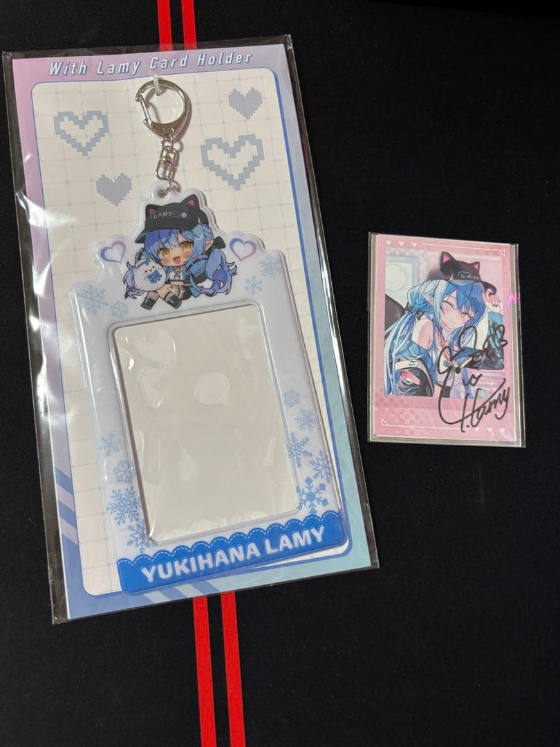 雪花ラミィ ラミィといっしょカードホルダー 直筆入り チェキ風