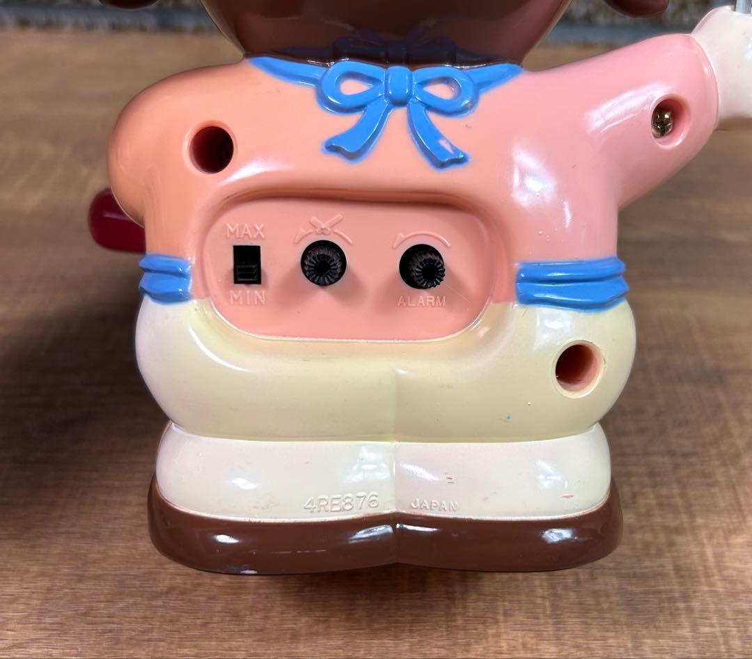 昭和レトロ おタマちゃん 女の子 おしゃべり 目覚まし時計 シチズン