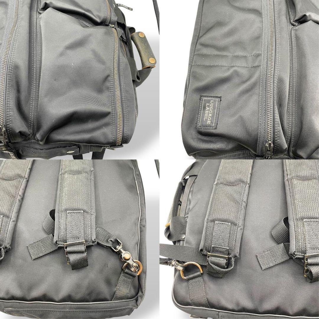 美品 希少 ラゲッジレーベル 3way リュック ビジネス ポーター ZONE