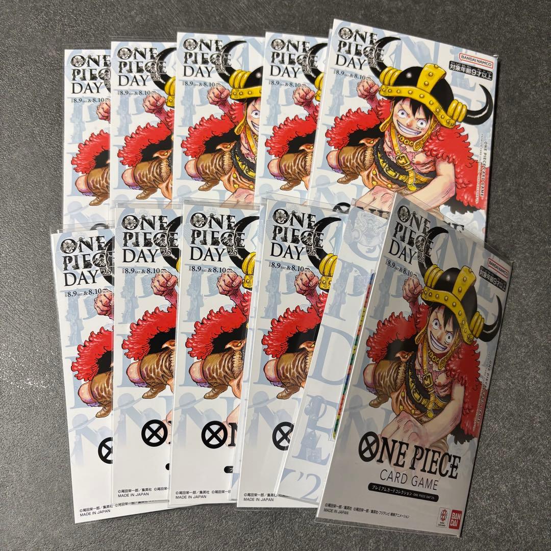 プレミアムカードコレクションONEPIECE DAY'25 10セット - メルカリ