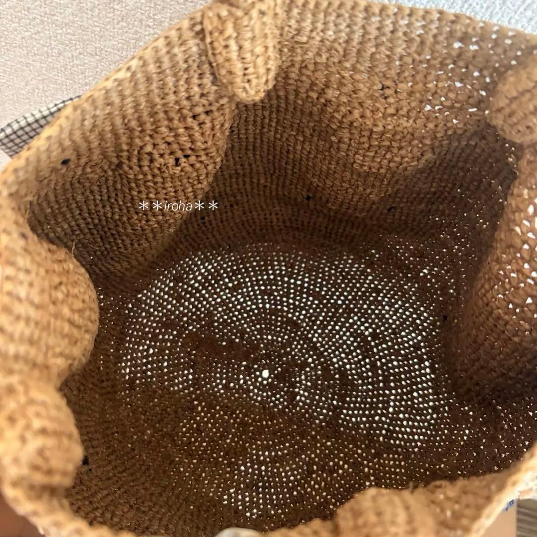 NORO MADRAGUE PLUMETIS POIS M かごバッグ かぐれ