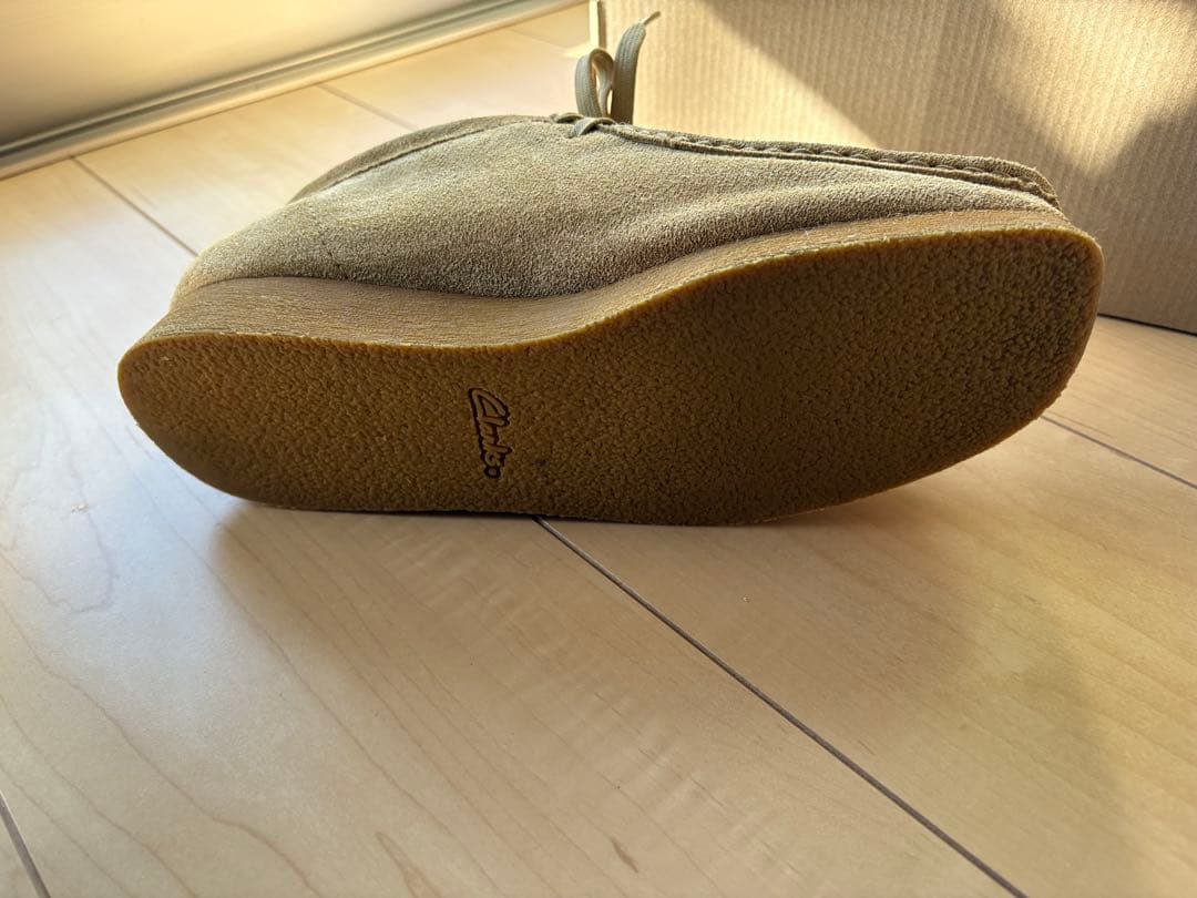 clarks wallabeeクラークスワラビーベージュ 24.5cm UK6