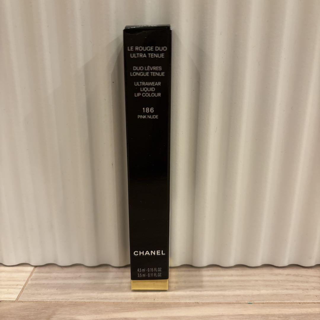 シャネル ルルージュデュオウルトラトゥニュ186 ピンクヌード 新品 CHANEL ルルージュデュオウルトラトゥニュ 186 ピンクヌード