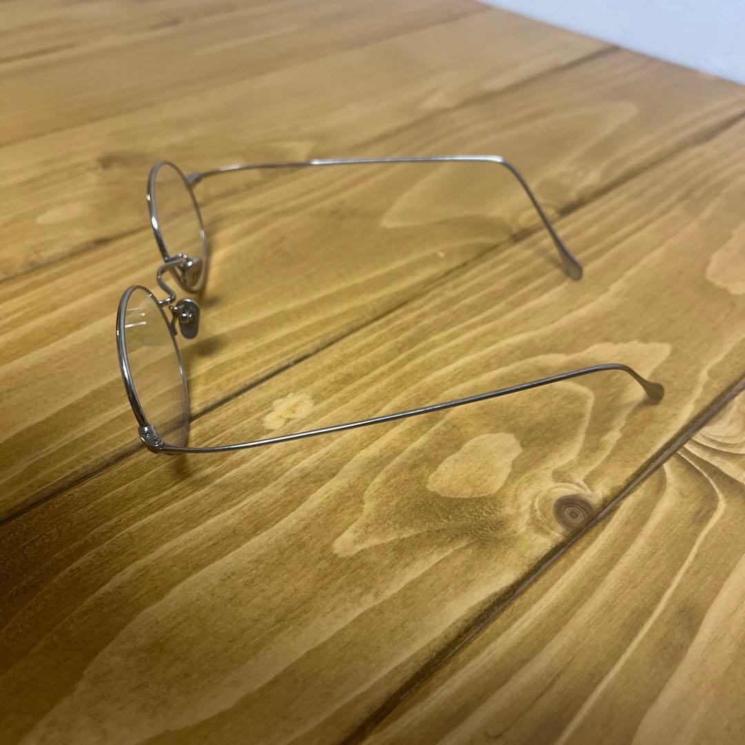 MASUNAGA GMS-196T オーバル メガネ シルバー 増永眼鏡 - メルカリ