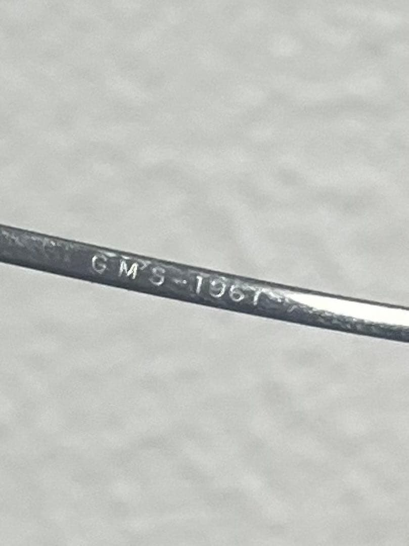 MASUNAGA GMS-196T オーバル メガネ シルバー 増永眼鏡 - メルカリ