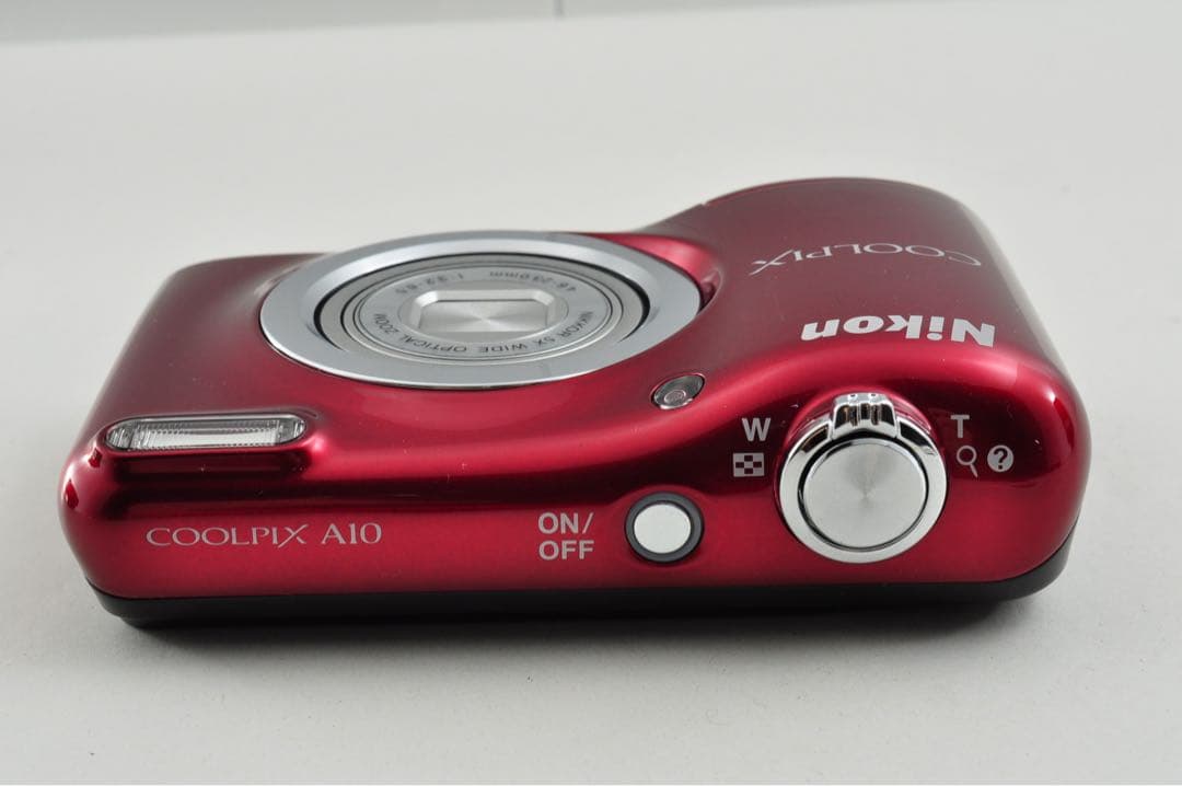 美品 Nikon COOLPIX A10 レッド コンパクトデジタルカメラ - メルカリ