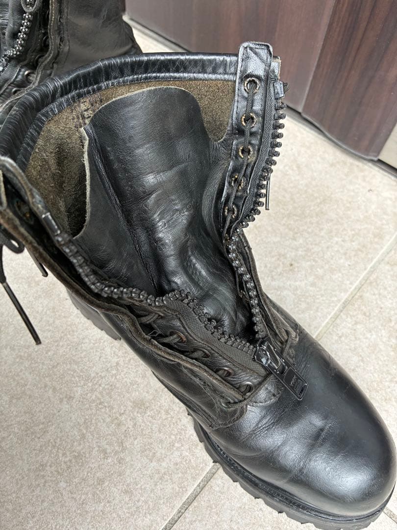 Redwingファイアーマンブーツ ジッパー付き アイアントゥー - メルカリ