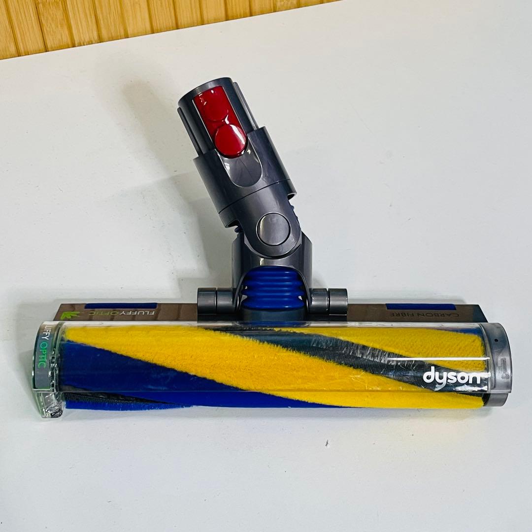 ダイソン Laser Slim Fluffy 425995-02 動作品 Dyson V12 Vacuum Laser Slim Cleaner Fluffy Optic Soft Brush 425995