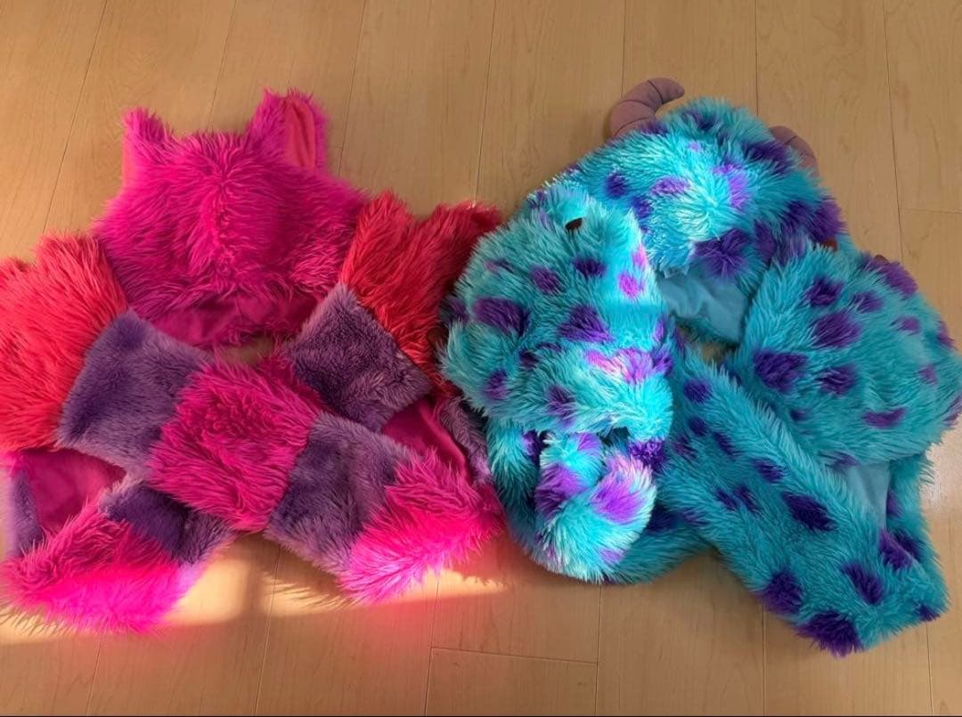 ディズニー チェシャ猫 サリー マフラーキャップ 2点セット 美品 入手