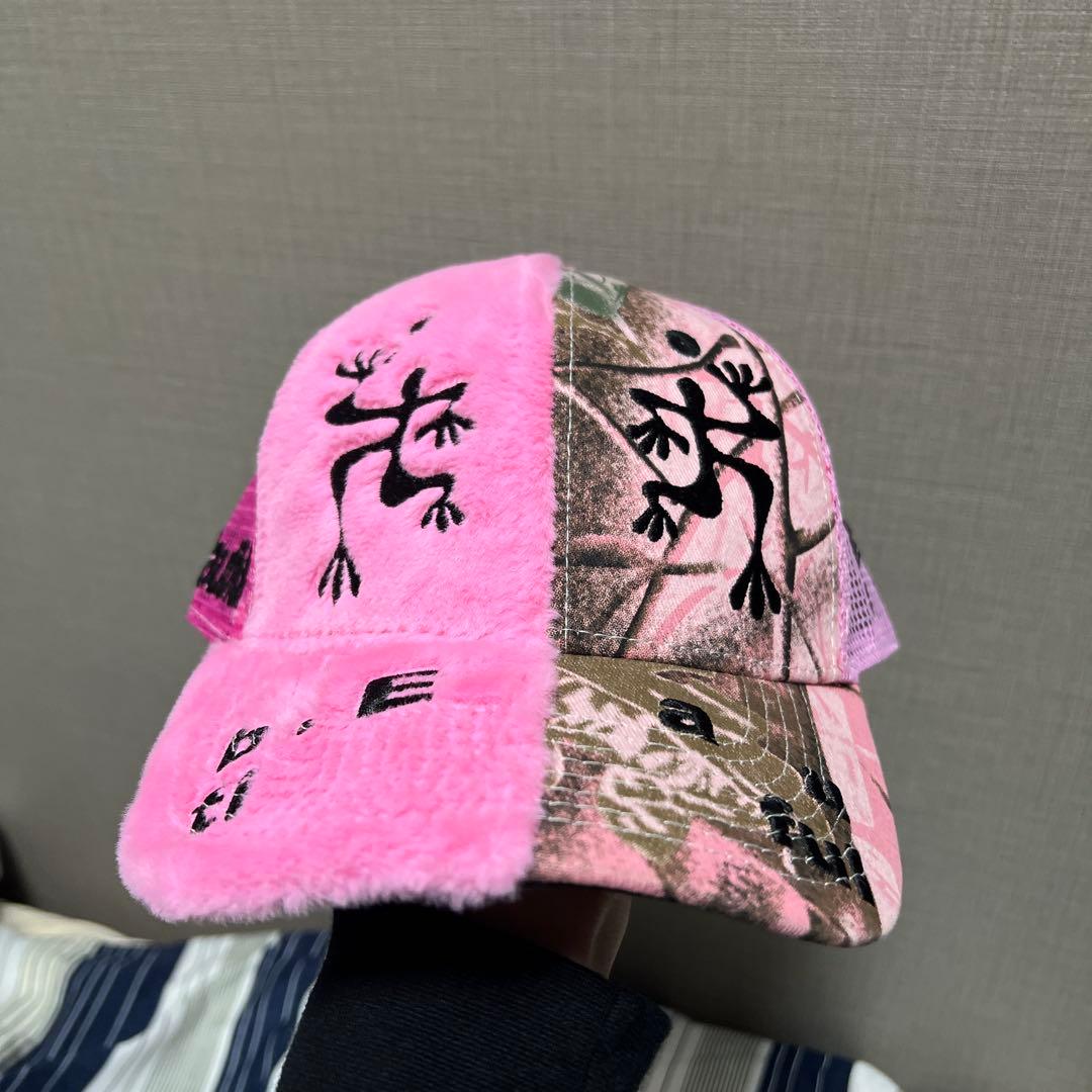 b.Eautifulピンクメッシュキャップ Love machine 様専用】b.eautiful b.E キャップ - メルカリ