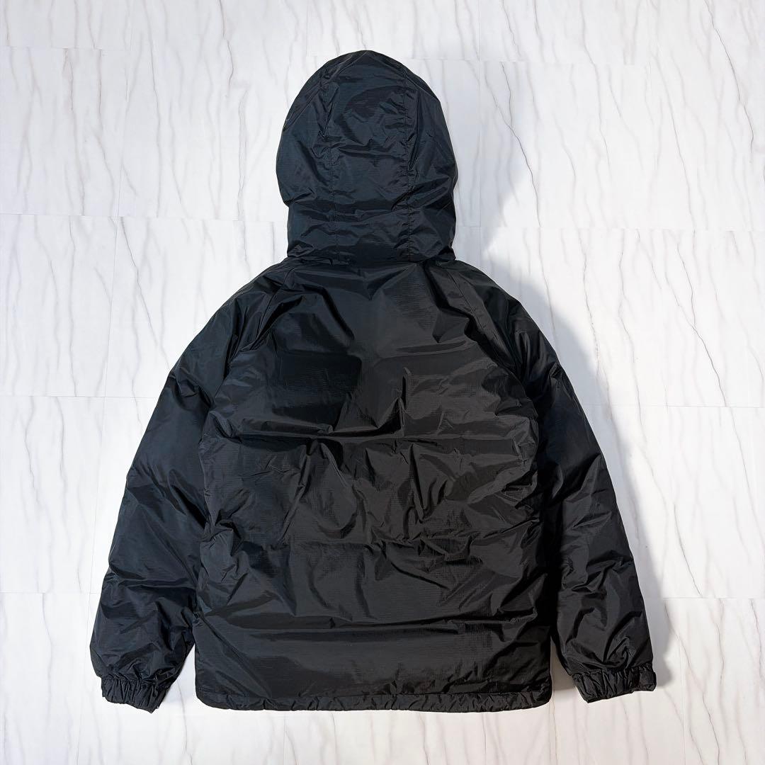 《美品》ナンガ オーロラテックス ダウンジャケット フード ブラック Lサイズ