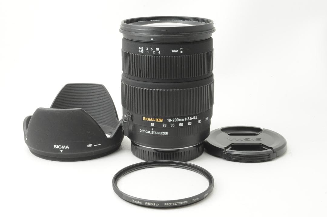 SIGMA シグマ 18-200mm F3.5-6.3 DC OS キヤノン用