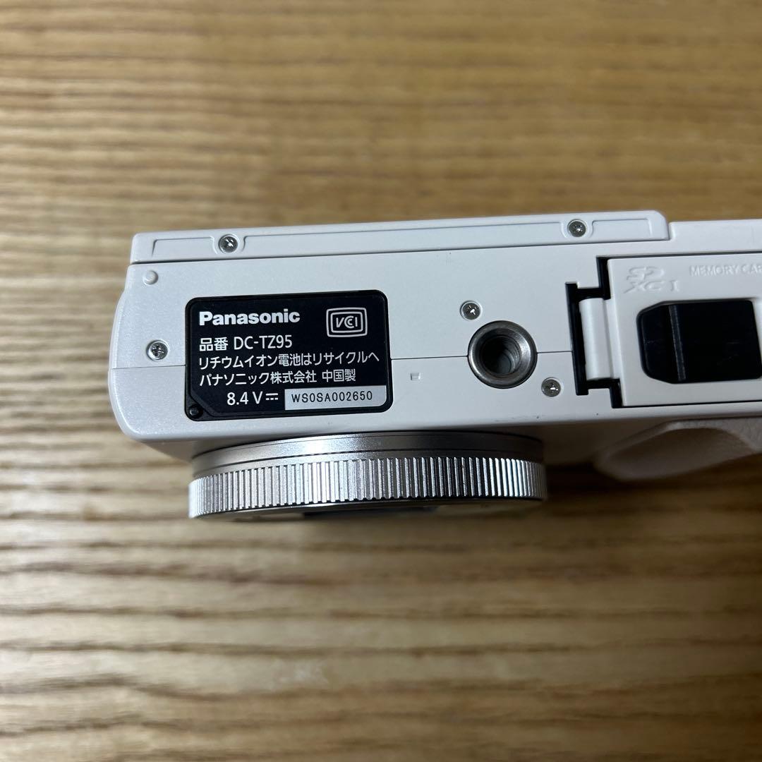 Panasonic DC-TZ95 ホワイト デジタルカメラ - メルカリ