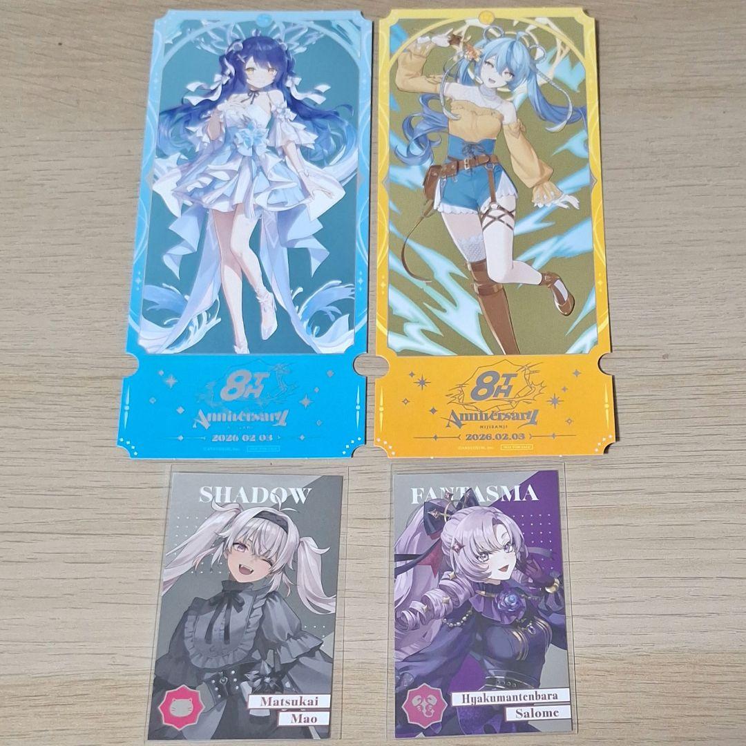 にじさんじ 8th Anniversary Store チェキ チケット風カード - メルカリ