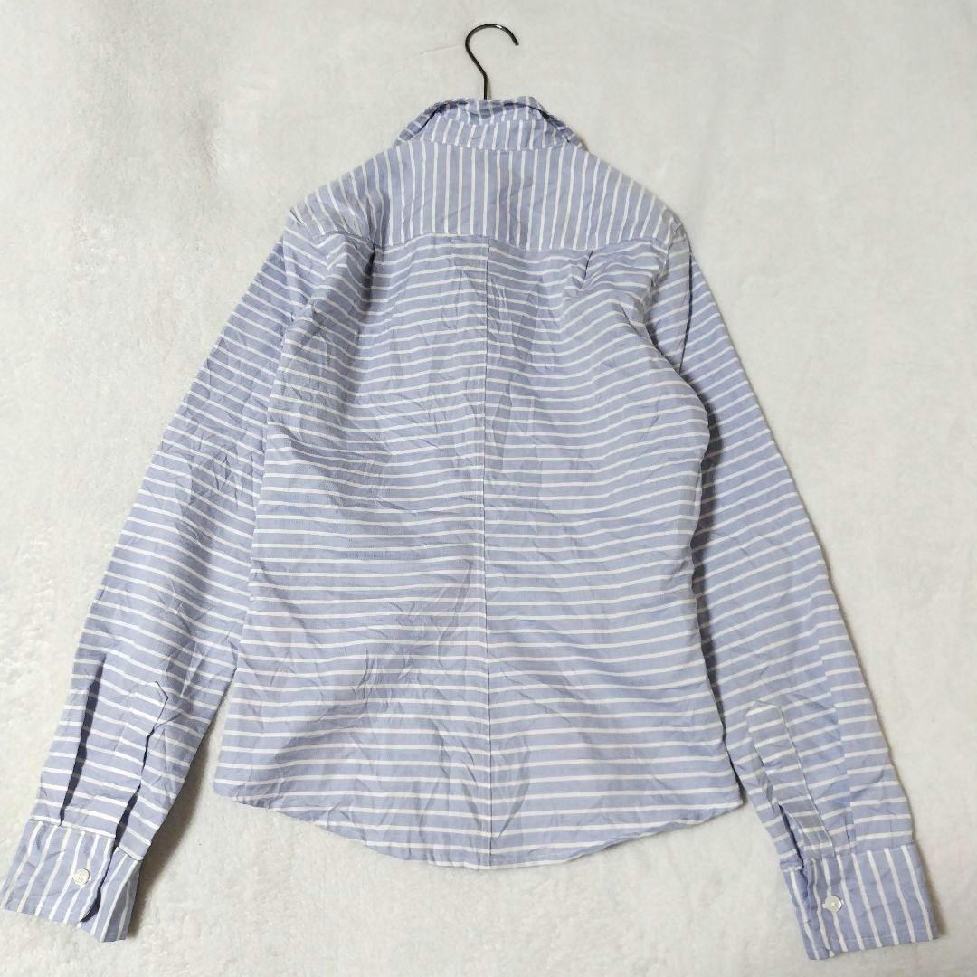 フランクアンドアイリーン ロンハーマン別注スキッパーシャツ ボーダー