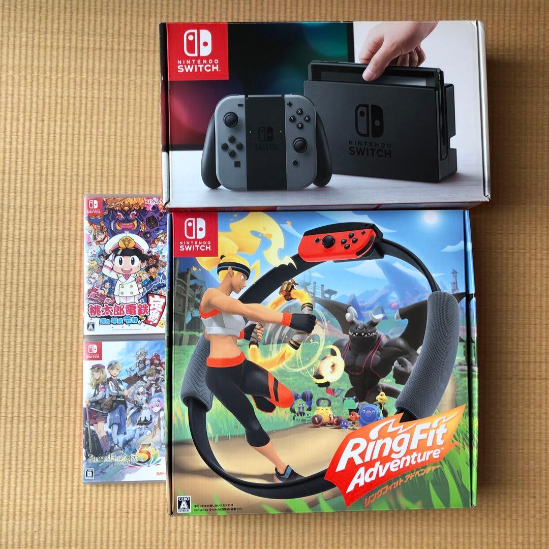 NintendoSwitch本体　リングフィット　桃鉄　ルーンファクトリー5 NintendoSwitch本体 リングフィット 桃鉄 ルーンファクトリー5