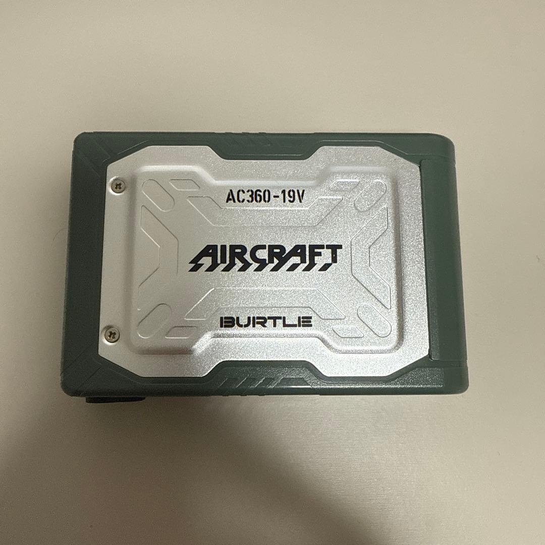 Burtle AC360-19V バッテリー BURTLE（バートル） 19V リチウムイオンバッテリー AC360 ブラック
