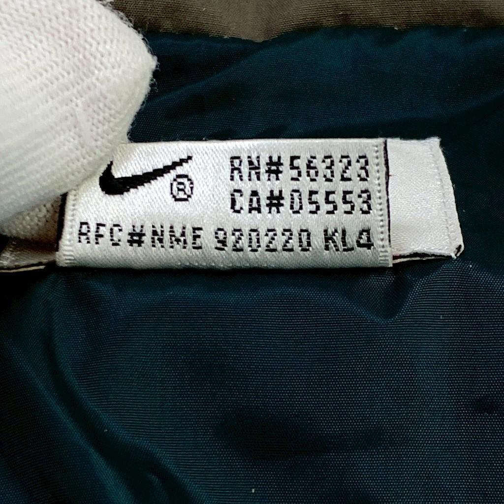 ナイキ 90s 白タグ ダウンジャケット 刺繍ロゴ 肉厚 ヌプシ XL D487