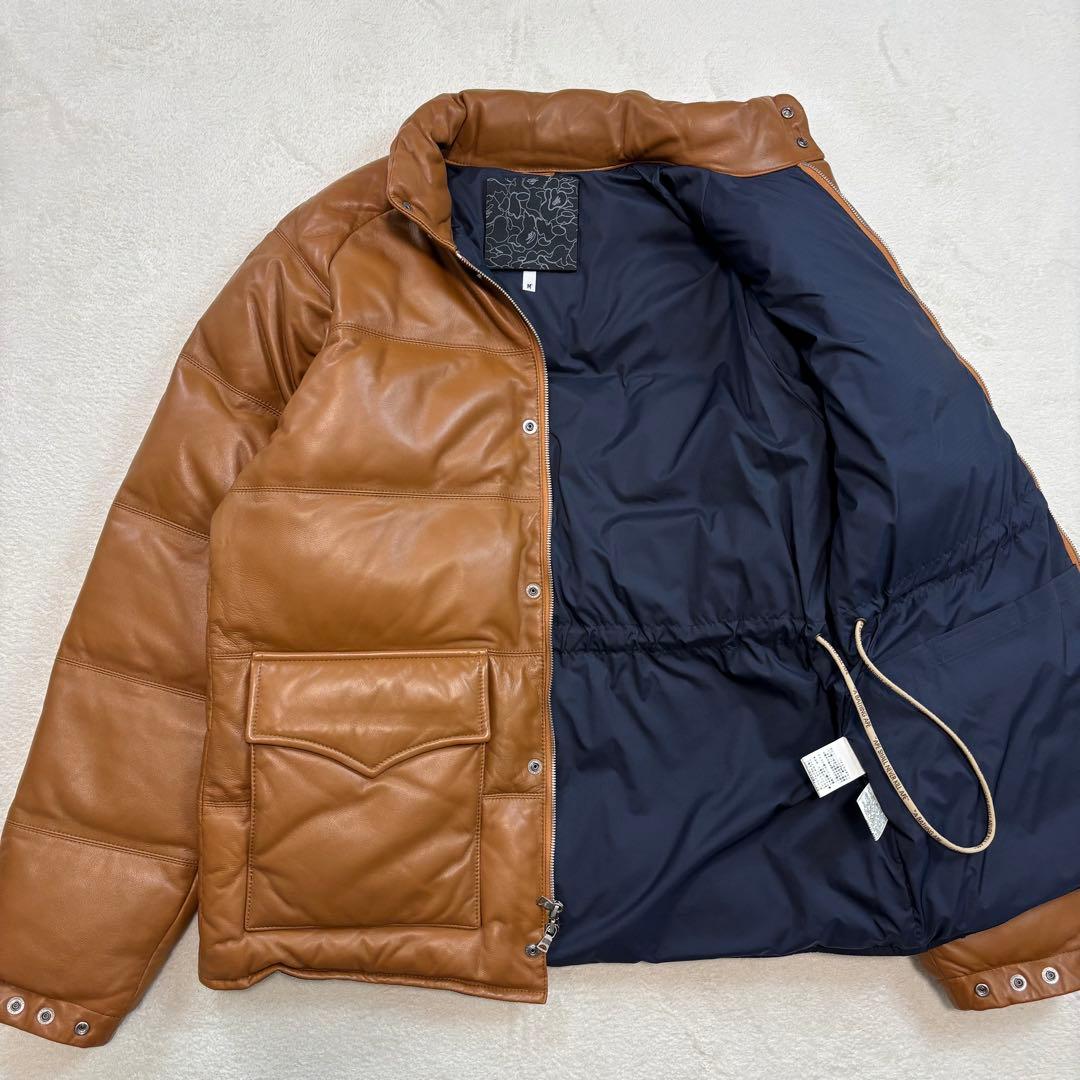 未使用級 木村拓哉さん着用 アベイシングエイプ レザーダウン