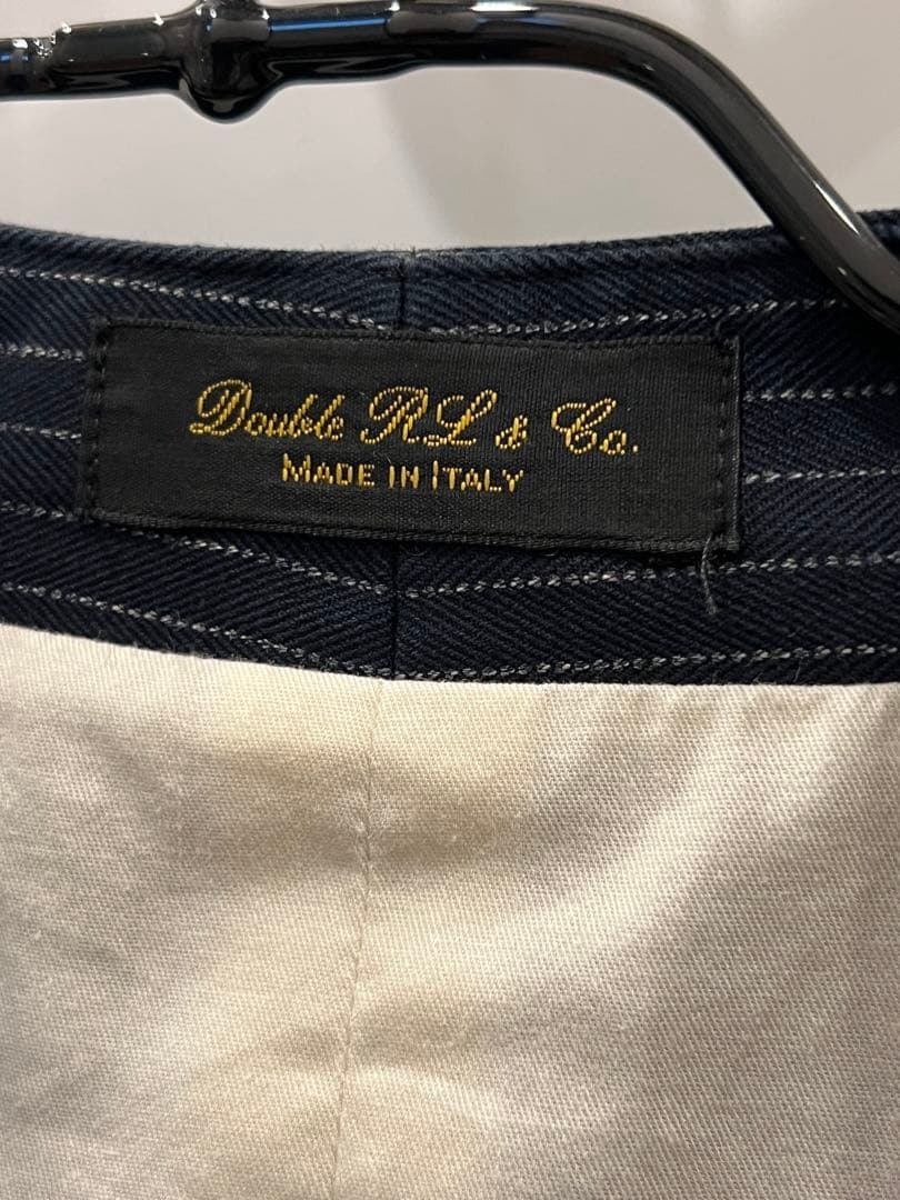 《希少》RRL／ラルフローレン／ストライプベスト／made in itary