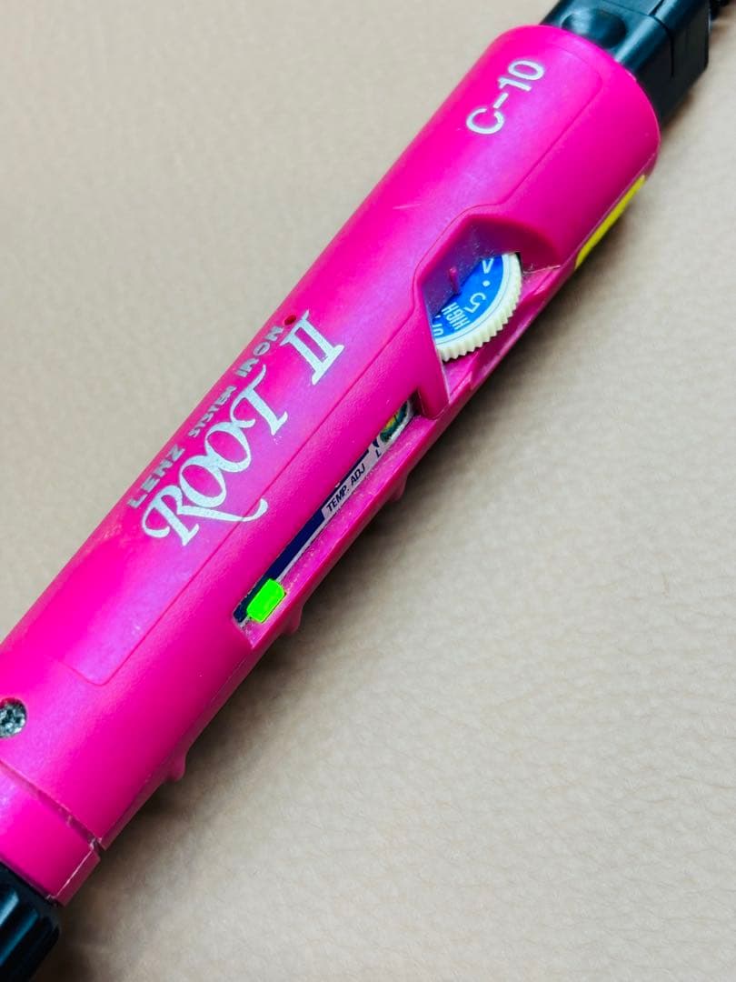 超美品 LENZ C-10元巻きレンツルートアイロン 理容アイロン 丸アイロン