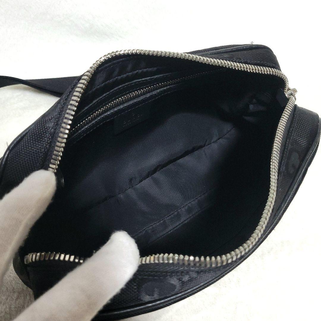 現行 美品】GUCCI ボディバッグ オフザグリッド GG柄 631341 黒 - メルカリ