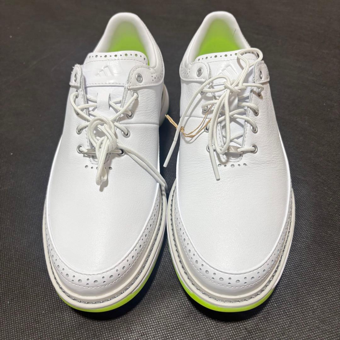 25.5cm adidas Golf MC80 ゴルフシューズ ID4748 白