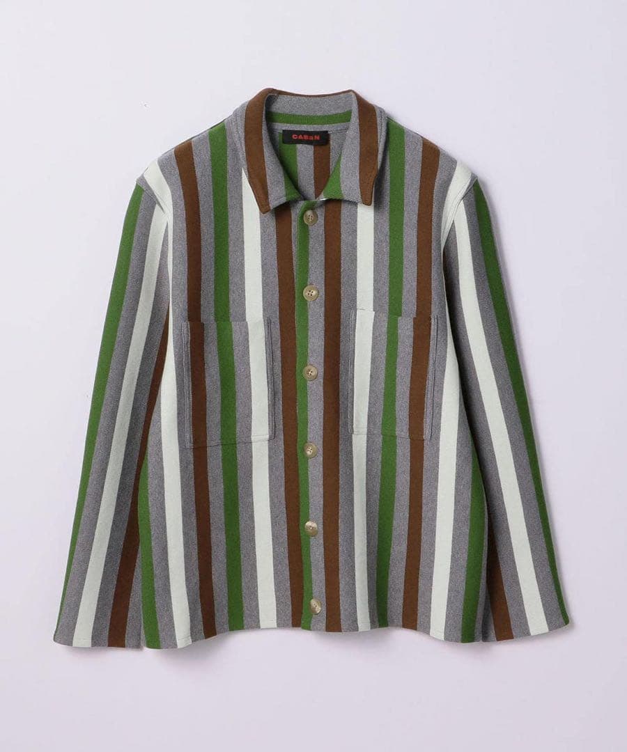 CABaN キャバン マルチストライプカーディガン 【49,】 M B