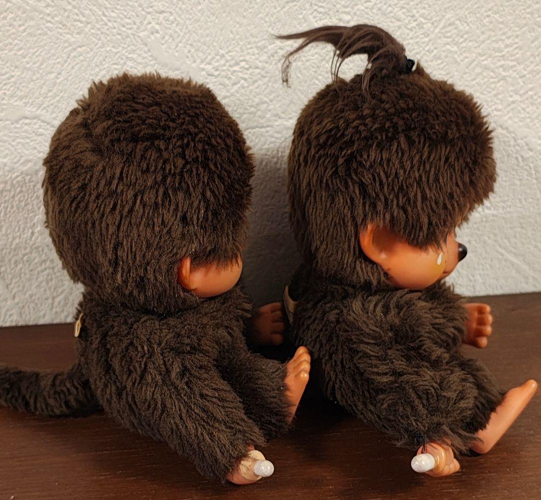 希少：セキグチ】1970年代 初代 モンチッチ 2体セット 昭和レトロ