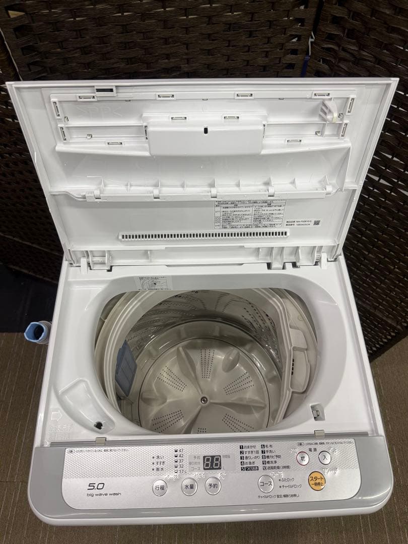 【美品】Panasonic 5.0Kg 全自動洗濯機　NA-F50B10