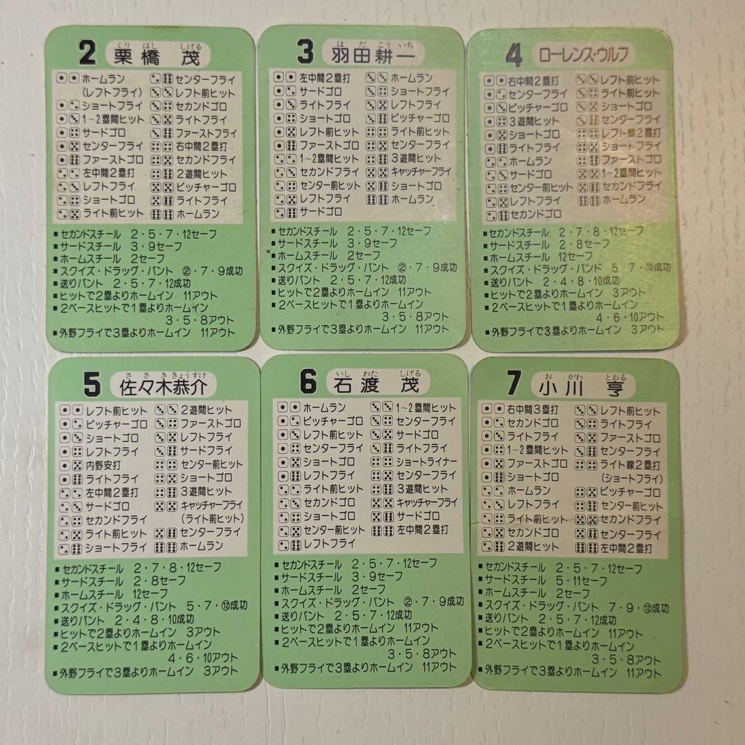 近鉄バファローズ57年 タカラ野球カード30枚セット #金村義明 #鈴木