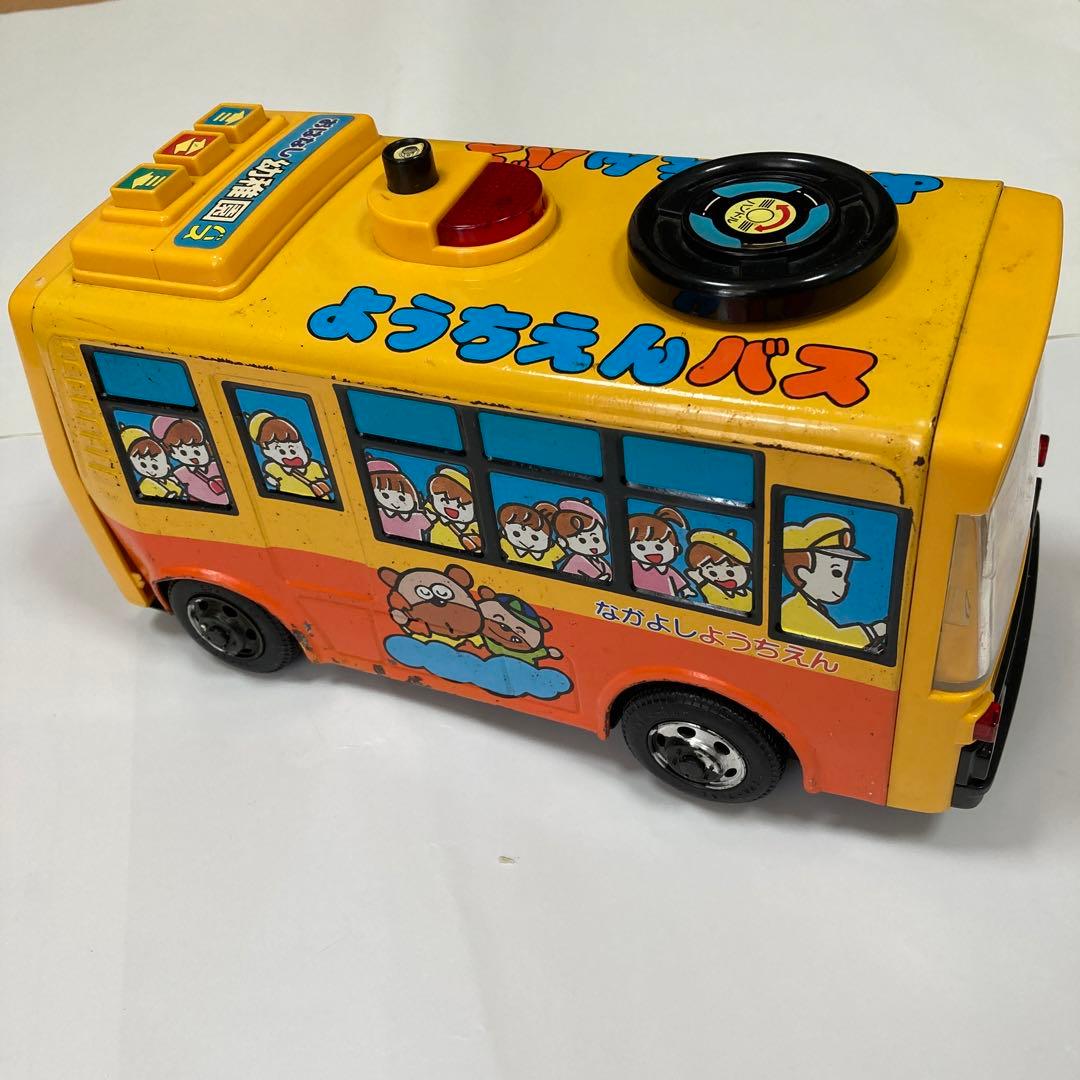 昭和レトロ ようちえんバス ブリキ おもちゃ レトロ - メルカリ