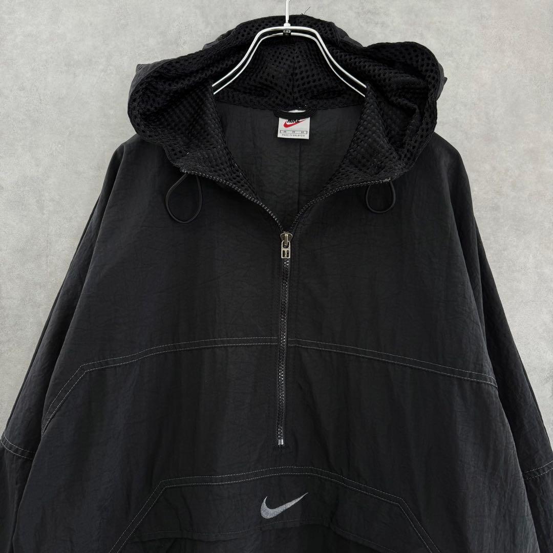 90s OLD NIKE ナイキ アノラックパーカー ナイロンジャケットXL相当