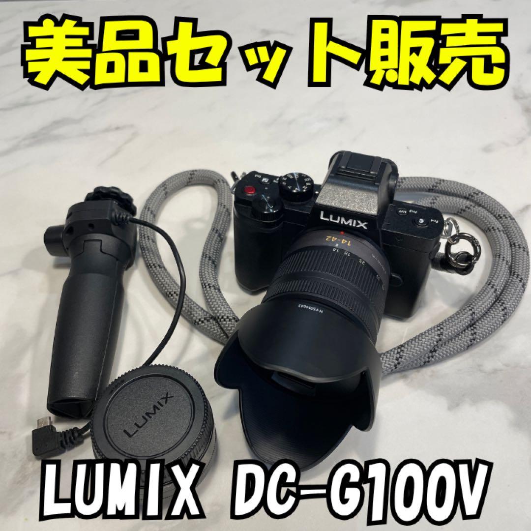 【豪華アクセサリー付属 限定セット販売】LUMIX DC-G100V 美品セット Panasonic（パナソニック） (三脚・バッグ等7点セット)パナソニック