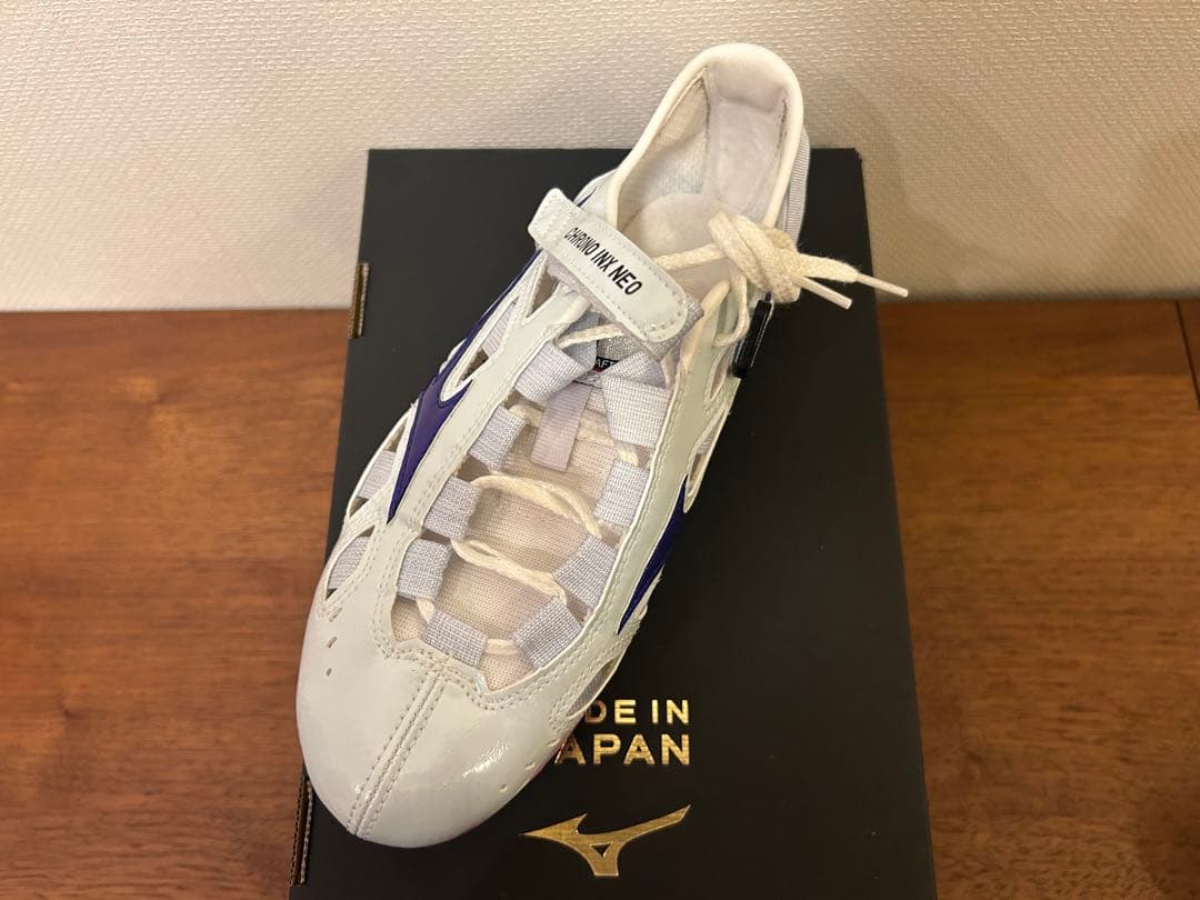 ミズノ クロノインクスネオジャパン 24.5cm 右足のみ(訳あり)