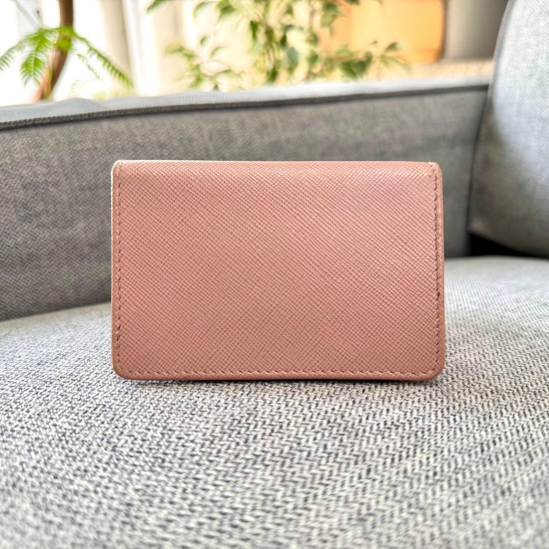 PRADA プラダ サフィアーノレザー カードケース 名刺入れ - メルカリ