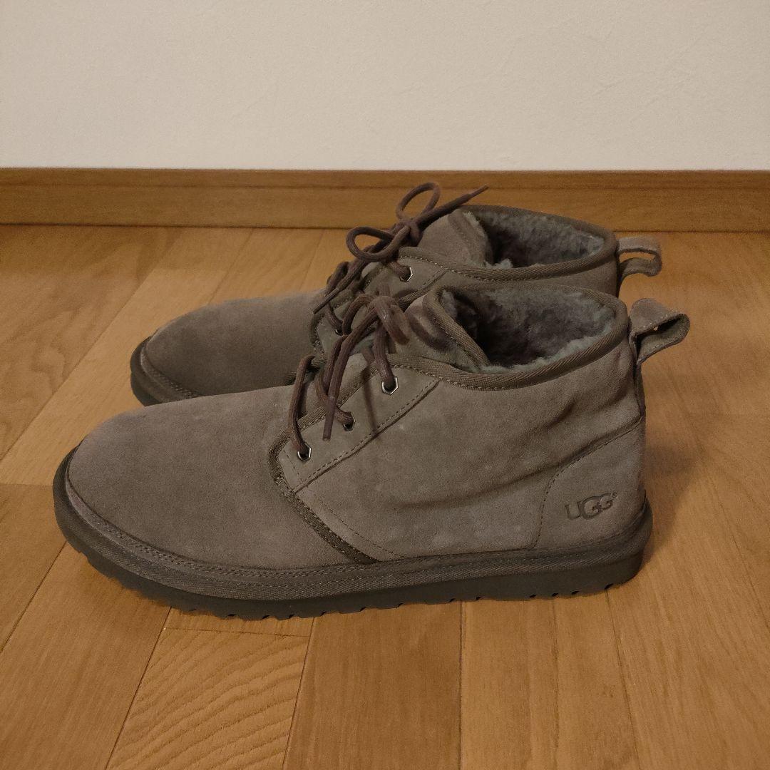 UGG グレー スエード ムートンブーツ 30.5cm S/N 3236