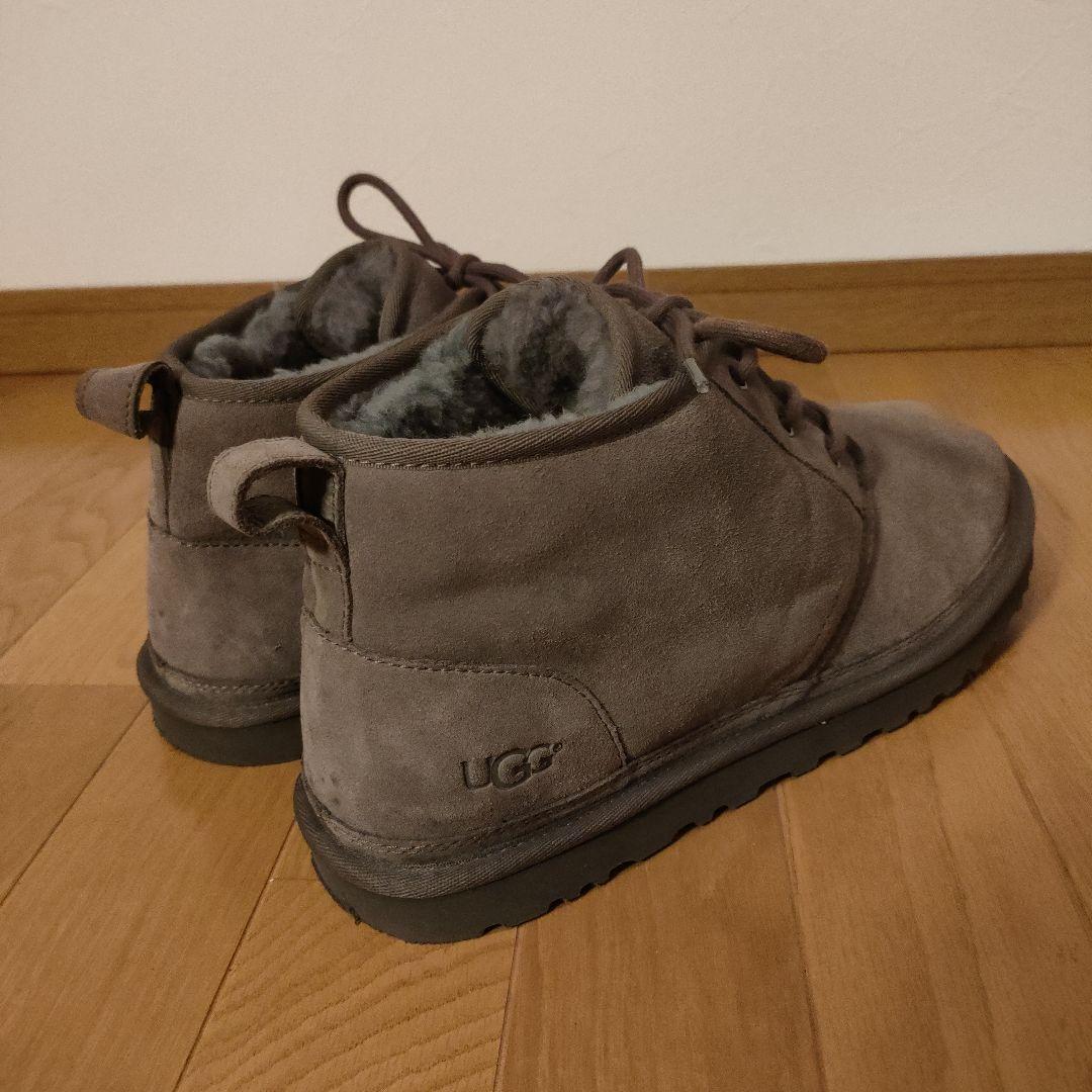 UGG グレー スエード ムートンブーツ 30.5cm S/N 3236