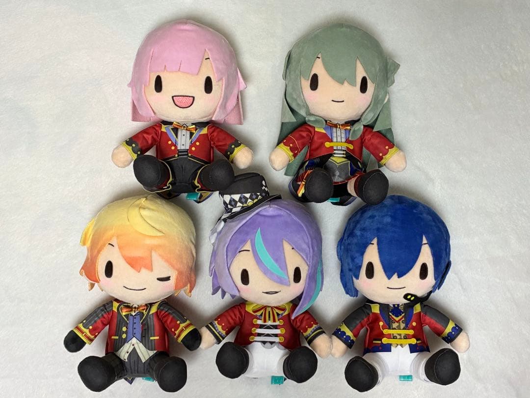 プロセカ ふわぷち ぬいぐるみ (M) ワンダショ 5点セット - メルカリ