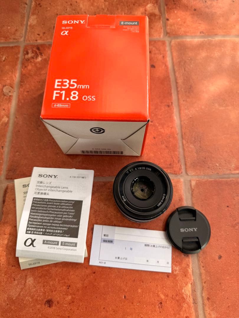SONY SEL35F18 E35mm F1.8 OSS 単焦点レンズ 2026 - メルカリ