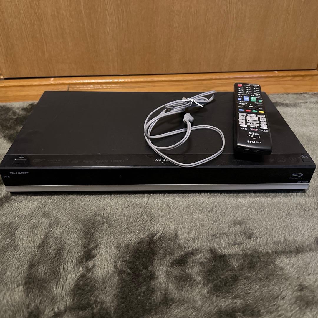 値下げ交渉可 SHARP BD-T1800 ブルーレイレコーダー - メルカリ