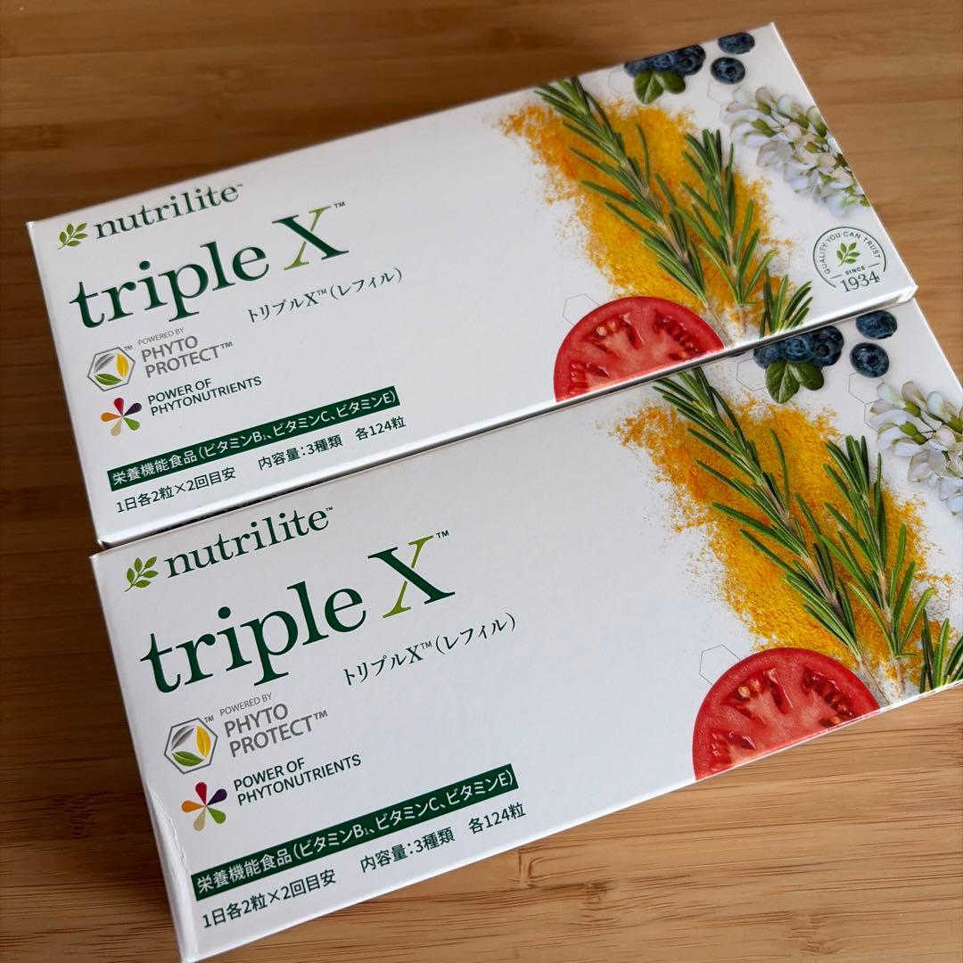 Amway トリプルX レフィル二箱セット - メルカリ