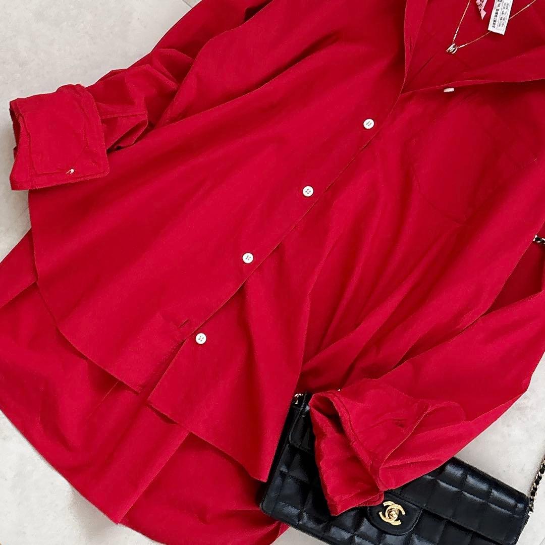 ミューズ ドゥーズィエムクラス コットンウォッシュシャツ スキッパー