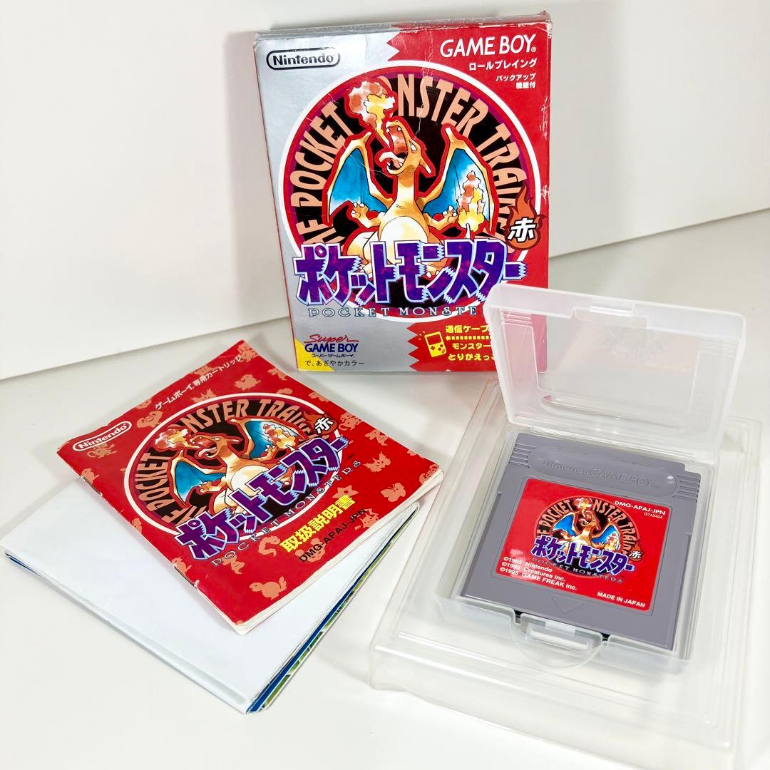 ジャンク・箱あり】ポケットモンスター 赤 ゲームボーイ 初代ポケモン
