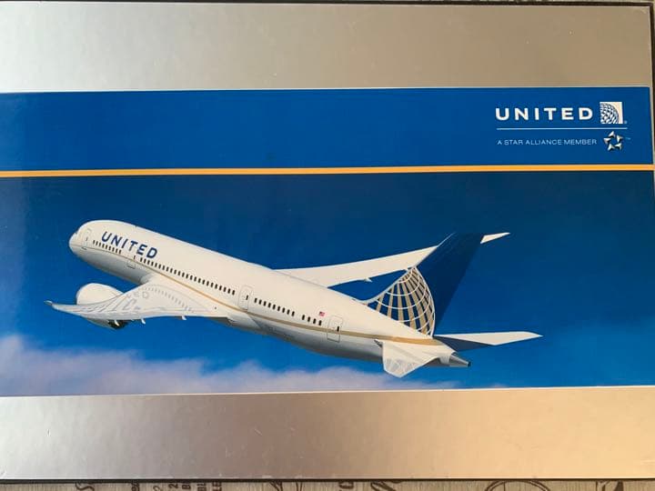 ユナイテッド航空 ボーイング787-9 飛行機 模型 1/200 - メルカリ
